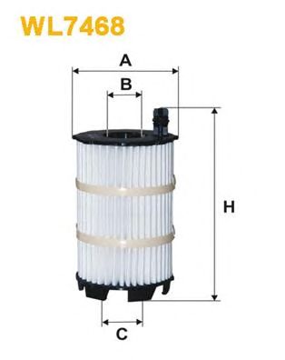 WIX FILTERS wl7468 -  Фильтр масляный двигателя